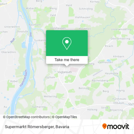 Карта Supermarkt Römersberger