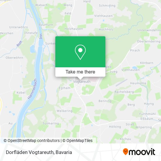 Карта Dorfläden Vogtareuth