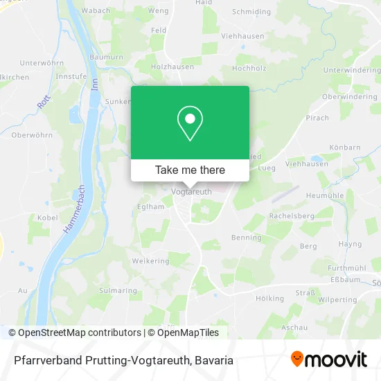 Карта Pfarrverband Prutting-Vogtareuth