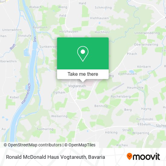 Ronald McDonald Haus Vogtareuth map