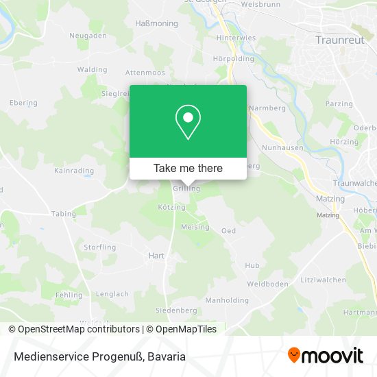 Medienservice Progenuß map