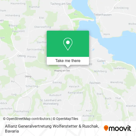 Карта Allianz Generalvertretung Wolferstetter & Ruschak