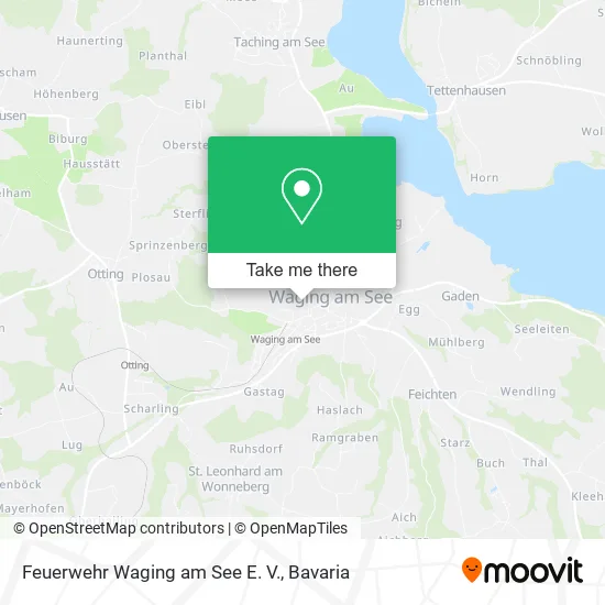 Карта Feuerwehr Waging am See E. V.