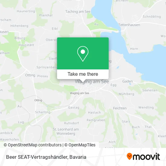 Карта Beer SEAT-Vertragshändler