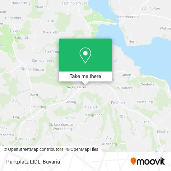 Карта Parkplatz LIDL