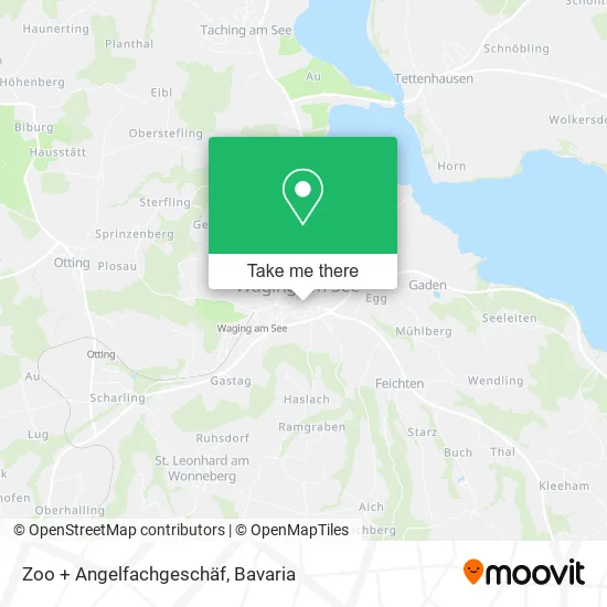 Карта Zoo + Angelfachgeschäf