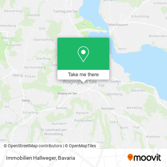 Карта Immobilien Hallweger