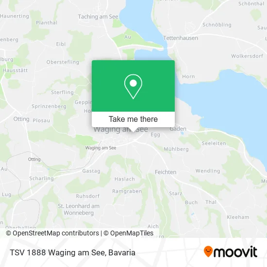 Карта TSV 1888 Waging am See