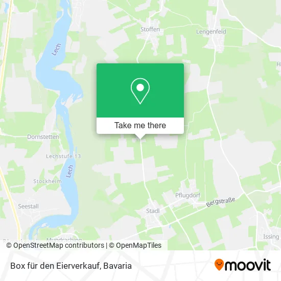 Карта Box für den Eierverkauf