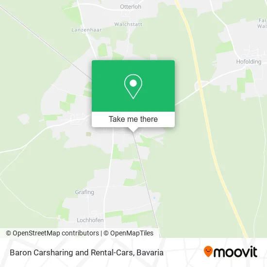 Карта Baron Carsharing and Rental-Cars