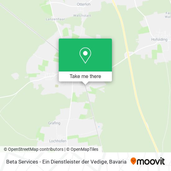 Beta Services - Ein Dienstleister der Vedige map