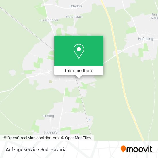 Aufzugsservice Süd map