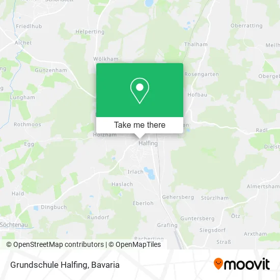Карта Grundschule Halfing