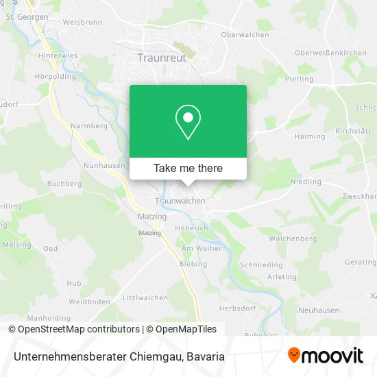 Unternehmensberater Chiemgau map