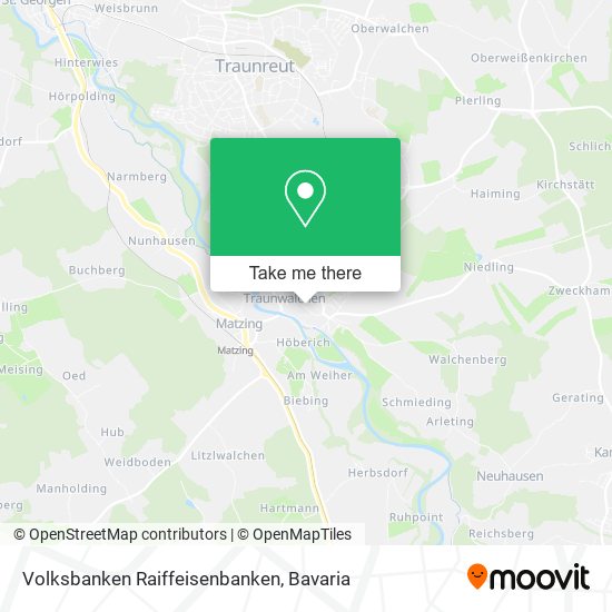 Volksbanken Raiffeisenbanken map