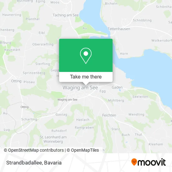 Карта Strandbadallee