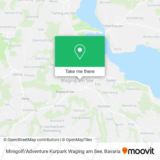 Карта Minigolf / Adventure Kurpark Waging am See