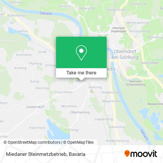 Miedaner Steinmetzbetrieb map