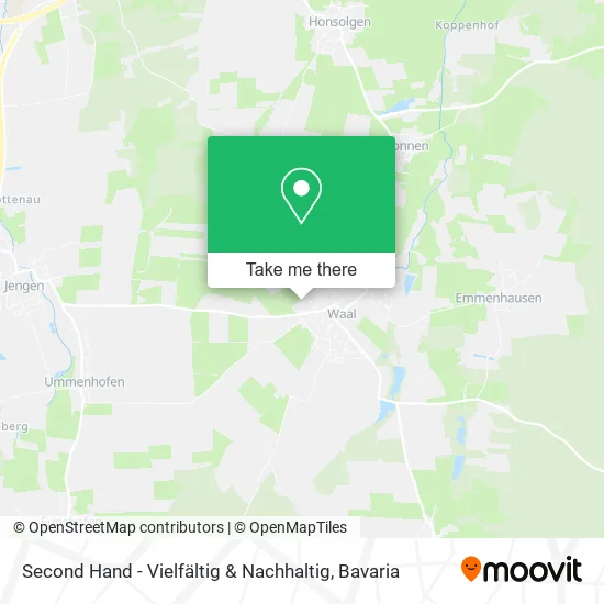 Second Hand - Vielfältig & Nachhaltig map