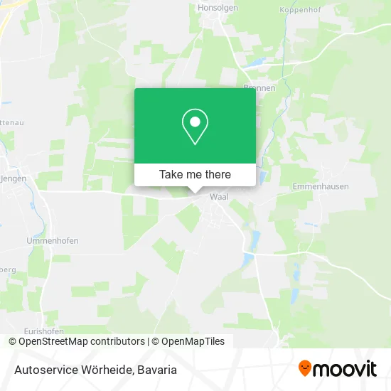 Карта Autoservice Wörheide