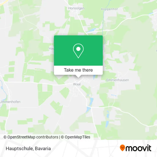 Карта Hauptschule