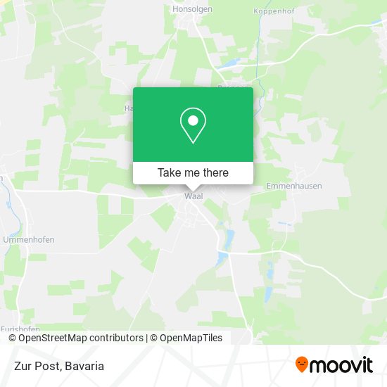 Карта Zur Post