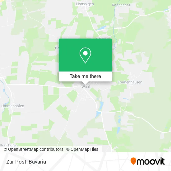 Карта Zur Post
