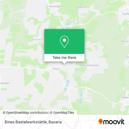 Карта Bines Bastelwerkstättle