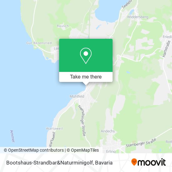 Bootshaus-Strandbar&Naturminigolf map