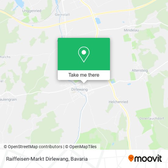 Raiffeisen-Markt Dirlewang map