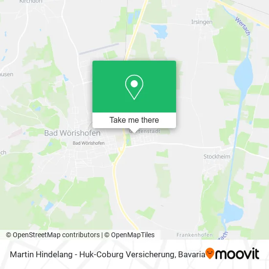 Карта Martin Hindelang - Huk-Coburg Versicherung