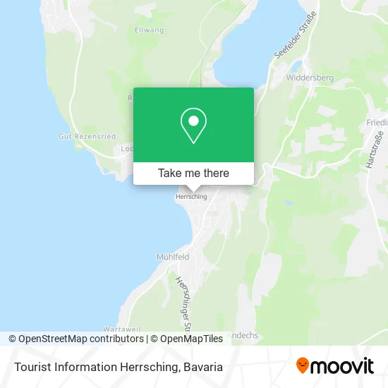 Карта Tourist Information Herrsching