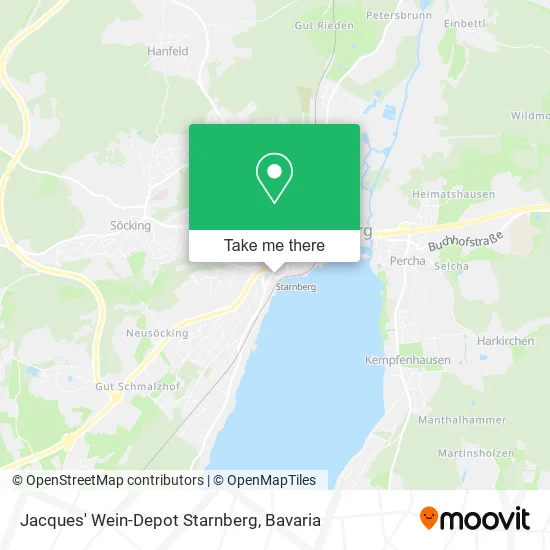 Карта Jacques' Wein-Depot Starnberg