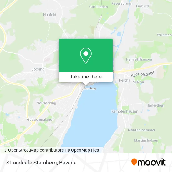 Карта Strandcafe Starnberg
