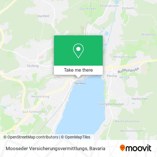 Mooseder Versicherungsvermittlungs map