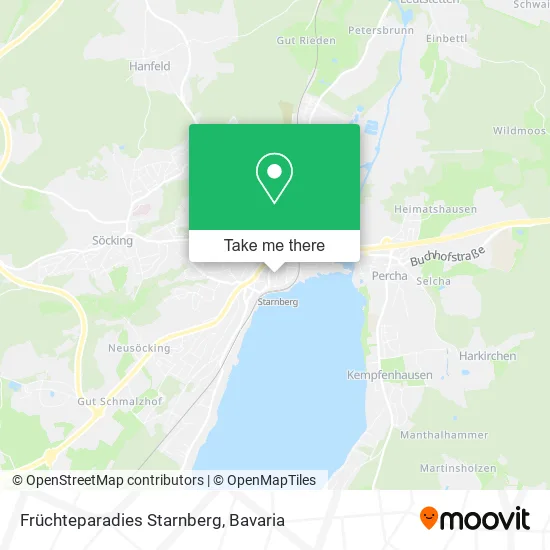 Карта Früchteparadies Starnberg