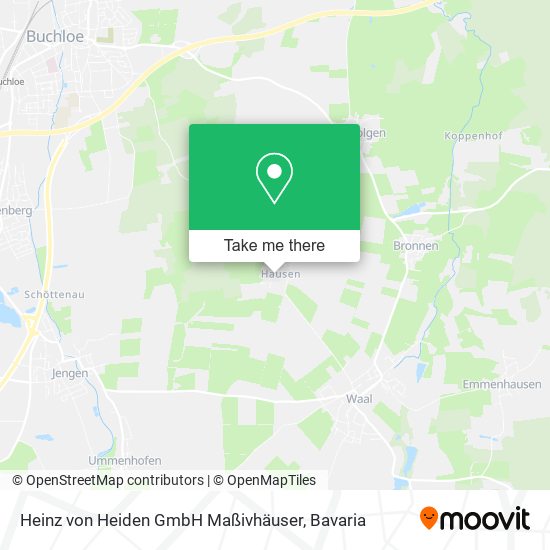 Heinz von Heiden GmbH Maßivhäuser map