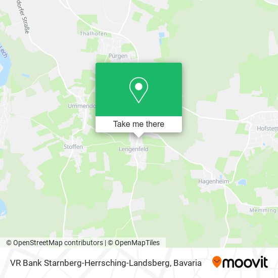 VR Bank Starnberg-Herrsching-Landsberg map