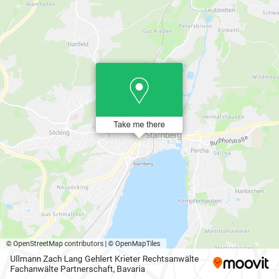 Карта Ullmann Zach Lang Gehlert Krieter Rechtsanwälte Fachanwälte Partnerschaft