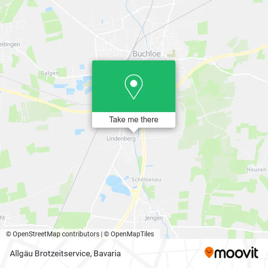 Карта Allgäu Brotzeitservice