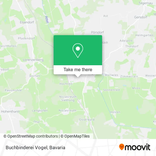 Карта Buchbinderei Vogel