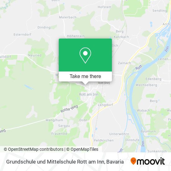 Grundschule und Mittelschule Rott am Inn map