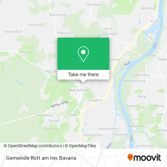 Карта Gemeinde Rott am Inn