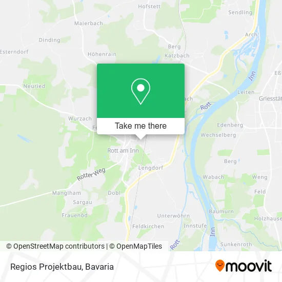 Карта Regios Projektbau