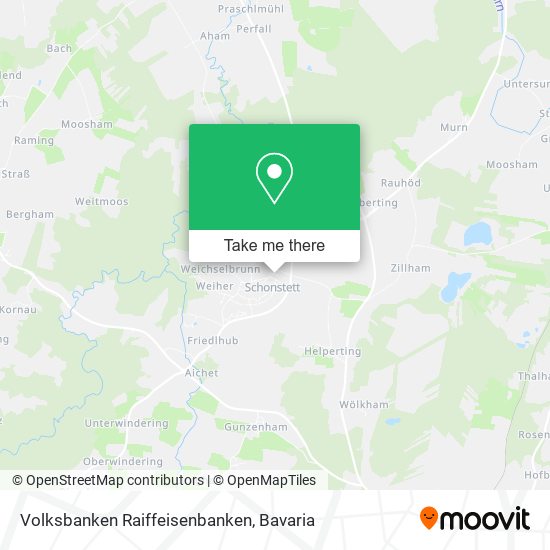 Volksbanken Raiffeisenbanken map