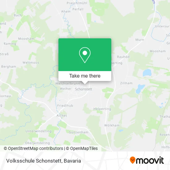 Карта Volksschule Schonstett