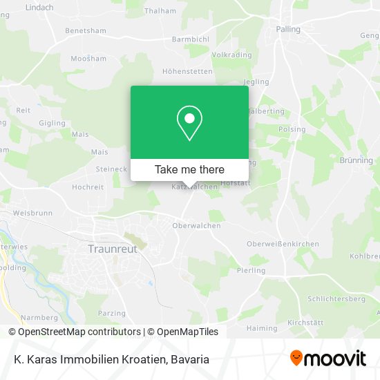 K. Karas Immobilien Kroatien map