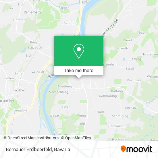 Bernauer Erdbeerfeld map