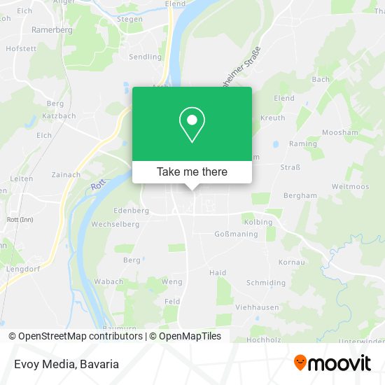 Evoy Media map