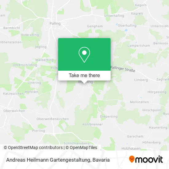 Карта Andreas Heilmann Gartengestaltung